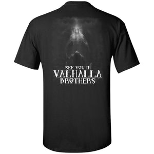 Viking apparel, See you, Valhalla, backApparel[Heathen By Nature authentic Viking products]Tall Ultra Cotton T-ShirtBlackXLT