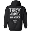 Viking apparel, Underestimate, backApparel[Heathen By Nature authentic Viking products]Unisex Pullover HoodieBlackS