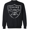 Viking apparel, viking, artwork, frontApparel[Heathen By Nature authentic Viking products]Unisex Crewneck Pullover SweatshirtBlackS