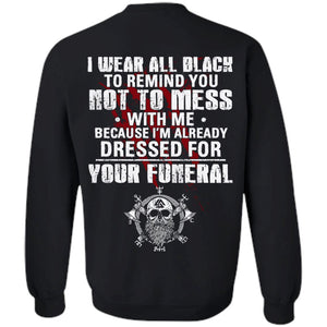 Viking apparel, Wear all black, BackApparel[Heathen By Nature authentic Viking products]Unisex Crewneck Pullover SweatshirtBlackS