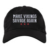 Viking Cap, Make Vikings, BlackApparel[Heathen By Nature authentic Viking products]BX880 Twill Unstructured Dad CapBlackOne Size