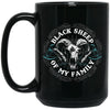 Viking Mug, Black Sheep, BlackApparel[Heathen By Nature authentic Viking products]BM15OZ 15 oz. Black MugBlackOne Size