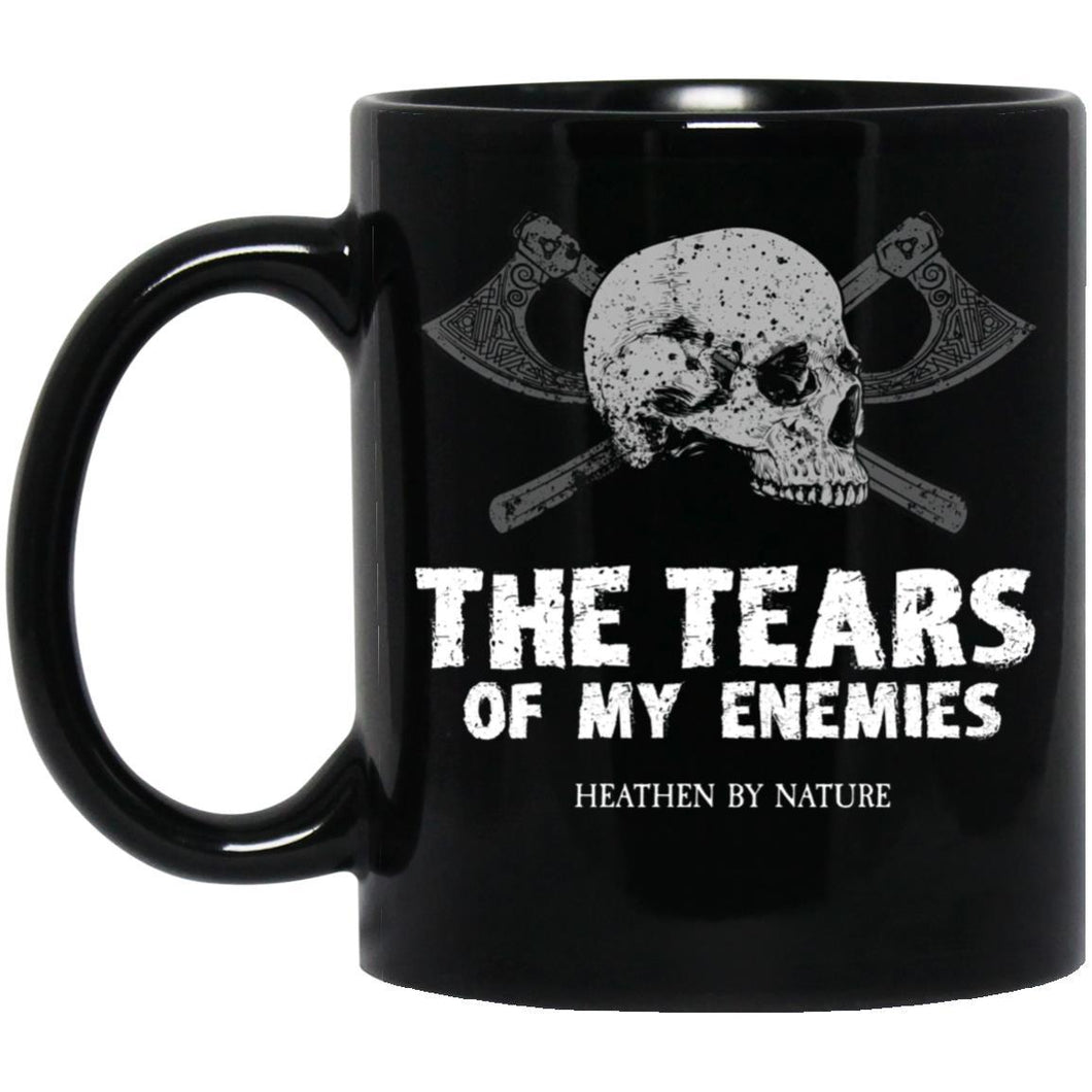 Viking Mug, Tears of enemy, blackApparel[Heathen By Nature authentic Viking products]A mugBlackOne Size