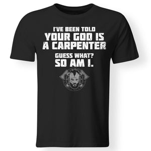 Viking, Norse, Gym t-shirt & apparel, A Carpenter, FrontApparel[Heathen By Nature authentic Viking products]