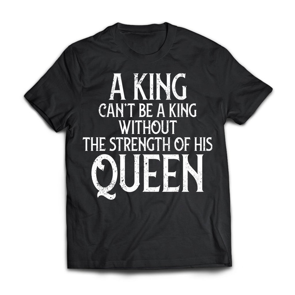 Viking, Norse, Gym t-shirt & apparel, A king can't be a king, frontApparel[Heathen By Nature authentic Viking products]Next Level Premium Short Sleeve T-ShirtBlackX-Small