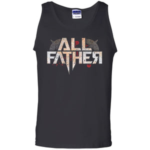 Viking, Norse, Gym t-shirt & apparel, All Father, FrontApparel[Heathen By Nature authentic Viking products]Cotton Tank TopBlackS