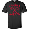 Viking, Norse, Gym t-shirt & apparel, American Savage, FrontApparel[Heathen By Nature authentic Viking products]Tall Ultra Cotton T-ShirtBlackXLT