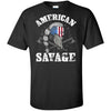 Viking, Norse, Gym t-shirt & apparel, American Savage, FrontApparel[Heathen By Nature authentic Viking products]Tall Ultra Cotton T-ShirtBlackXLT