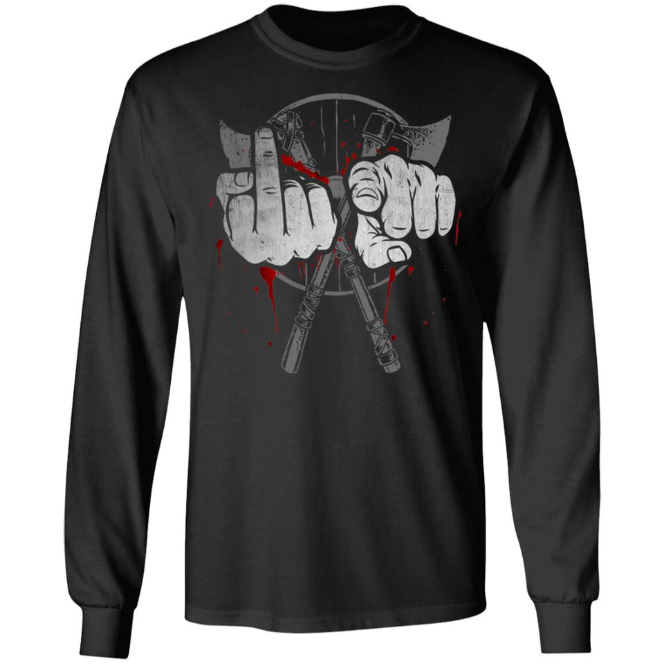 Viking, Norse, Gym t-shirt & apparel, American viking , frontApparel[Heathen By Nature authentic Viking products]Long-Sleeve Ultra Cotton T-ShirtBlackS