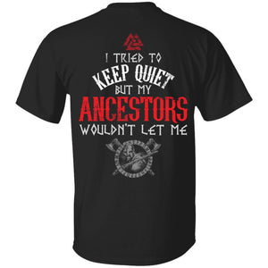 Viking, Norse, Gym t-shirt & apparel, Ancestors, Double sidedApparel[Heathen By Nature authentic Viking products]