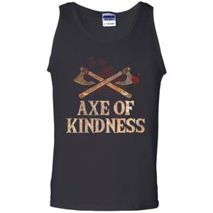 Viking, Norse, Gym t-shirt & apparel, Axe Of Kindness, FrontApparel[Heathen By Nature authentic Viking products]Cotton Tank TopBlackS