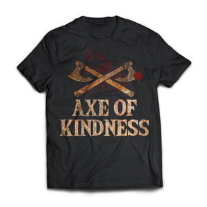 Viking, Norse, Gym t-shirt & apparel, Axe Of Kindness, FrontApparel[Heathen By Nature authentic Viking products]Next Level Premium Short Sleeve T-ShirtBlackX-Small
