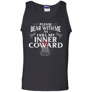 Viking, Norse, Gym t-shirt & apparel, Bear with me, FrontApparel[Heathen By Nature authentic Viking products]Cotton Tank TopBlackS