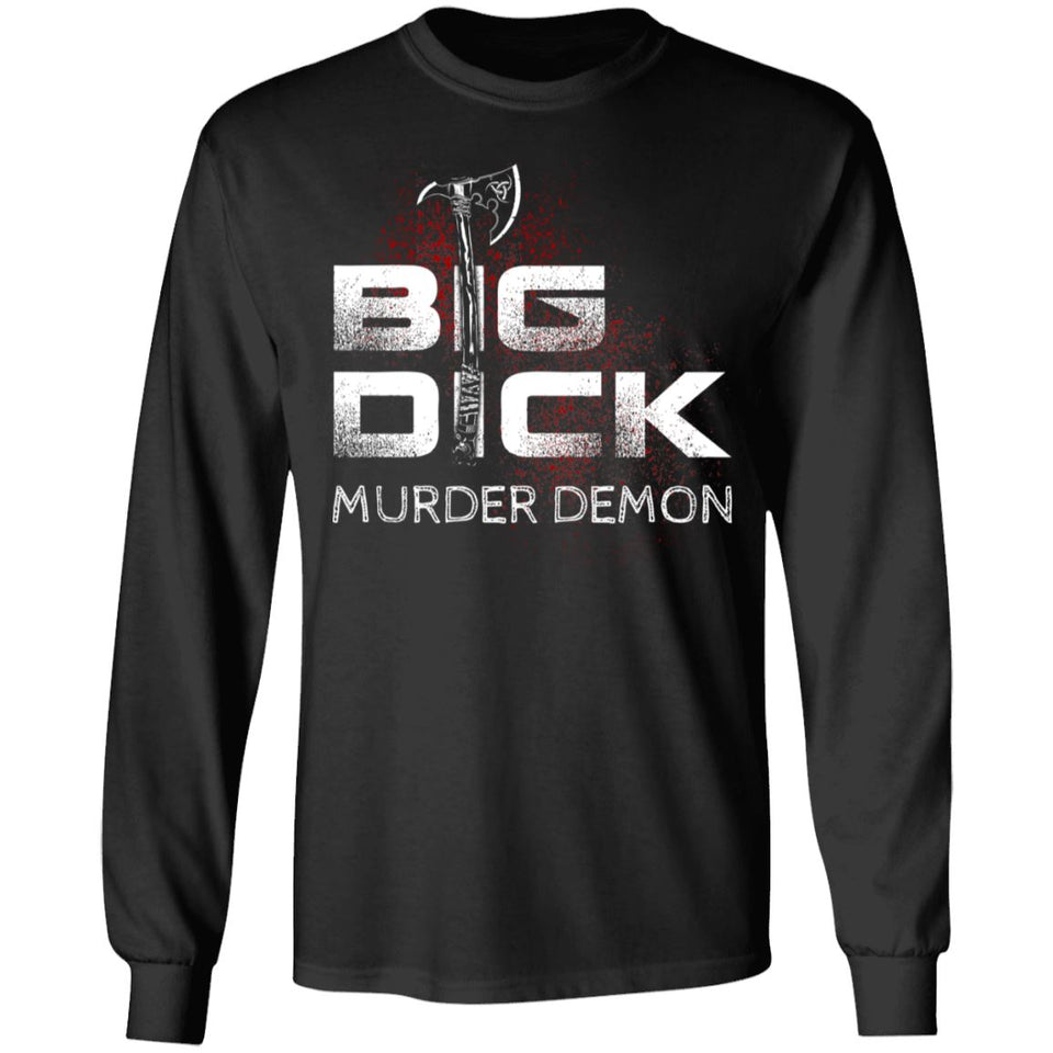 Viking, Norse, Gym t-shirt & apparel, Big Dick, FrontApparel[Heathen By Nature authentic Viking products]Long-Sleeve Ultra Cotton T-ShirtBlackS