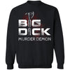 Viking, Norse, Gym t-shirt & apparel, Big Dick, FrontApparel[Heathen By Nature authentic Viking products]Unisex Crewneck Pullover SweatshirtBlackS