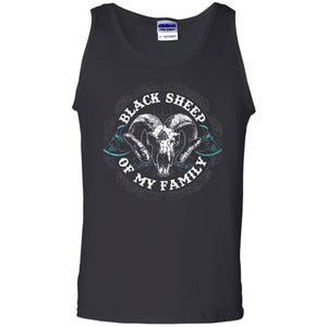 Viking, Norse, Gym t-shirt & apparel, Black Sheep, FrontApparel[Heathen By Nature authentic Viking products]Cotton Tank TopBlackS