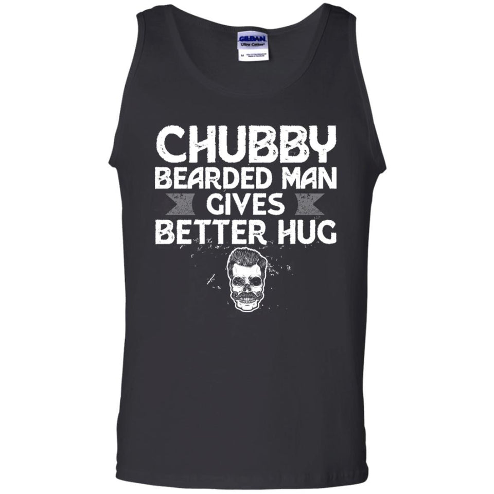 Viking, Norse, Gym t-shirt & apparel, Chubby bearded man, Better hug, FrontApparel[Heathen By Nature authentic Viking products]Cotton Tank TopBlackS