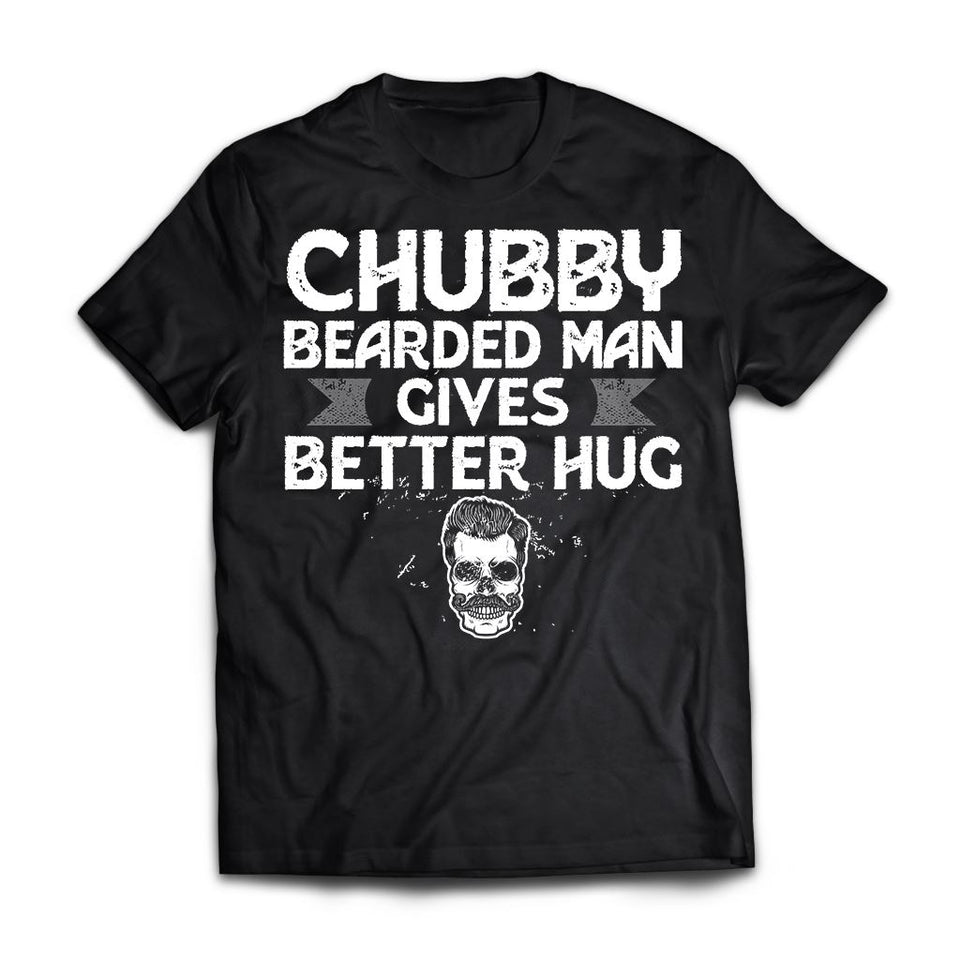 Viking, Norse, Gym t-shirt & apparel, Chubby bearded man, Better hug, FrontApparel[Heathen By Nature authentic Viking products]Premium Short Sleeve T-ShirtBlackX-Small