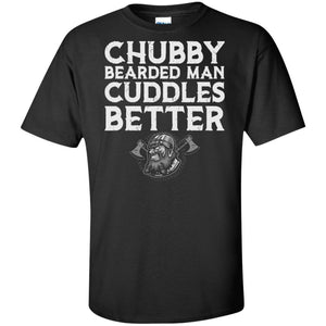Viking, Norse, Gym t-shirt & apparel, Chubby bearded man, FrontApparel[Heathen By Nature authentic Viking products]Tall Ultra Cotton T-ShirtBlackXLT