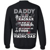 Viking, Norse, Gym t-shirt & apparel, Daddy, BackApparel[Heathen By Nature authentic Viking products]Unisex Crewneck Pullover SweatshirtBlackS