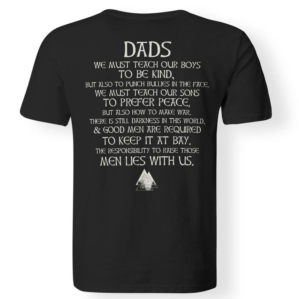 Viking, Norse, Gym t-shirt & apparel, Dads, BackApparel[Heathen By Nature authentic Viking products]Gildan Premium Men T-ShirtBlack5XL