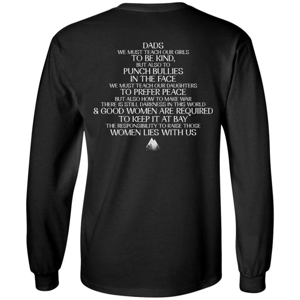 Viking, Norse, Gym t-shirt & apparel, Dads, BackApparel[Heathen By Nature authentic Viking products]Long-Sleeve Ultra Cotton T-ShirtBlackS