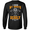 Viking, Norse, Gym t-shirt & apparel, Dearly, BackApparel[Heathen By Nature authentic Viking products]Long-Sleeve Ultra Cotton T-ShirtBlackS