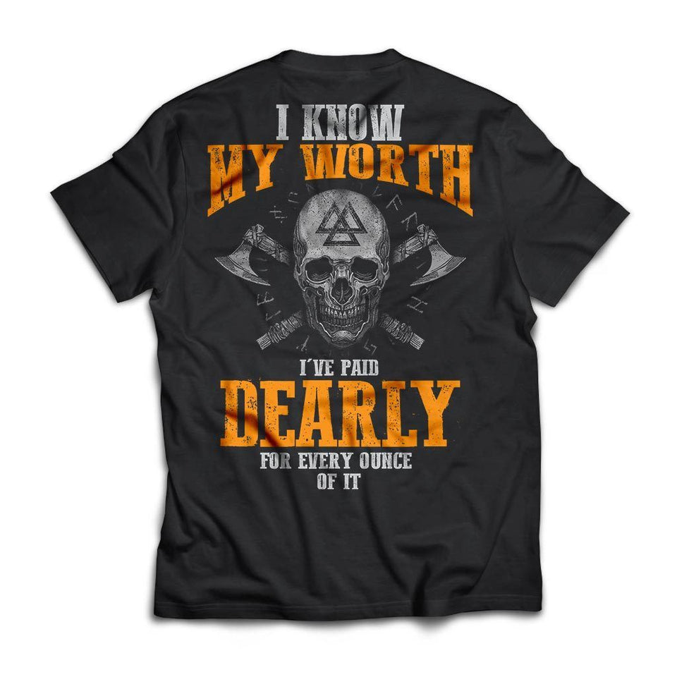 Viking, Norse, Gym t-shirt & apparel, Dearly, BackApparel[Heathen By Nature authentic Viking products]Next Level Premium Short Sleeve T-ShirtBlackX-Small