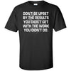 Viking, Norse, Gym t-shirt & apparel, Don't be upset by the results, FrontApparel[Heathen By Nature authentic Viking products]Tall Ultra Cotton T-ShirtBlackXLT