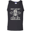 Viking, Norse, Gym t-shirt & apparel, Don't Like Me Fuck Off, frontApparel[Heathen By Nature authentic Viking products]Cotton Tank TopBlackS