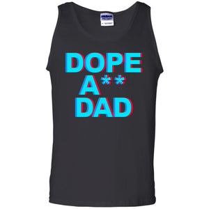 Viking, Norse, Gym t-shirt & apparel, Dope A** Dad, FrontApparel[Heathen By Nature authentic Viking products]Cotton Tank TopBlackS