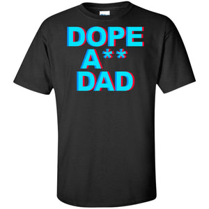 Viking, Norse, Gym t-shirt & apparel, Dope A** Dad, FrontApparel[Heathen By Nature authentic Viking products]Tall Ultra Cotton T-ShirtBlackXLT