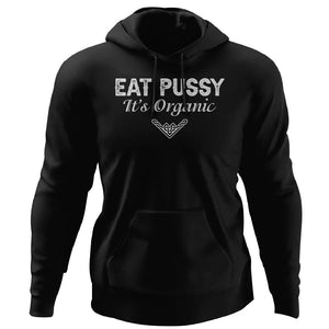 Viking, Norse, Gym t-shirt & apparel, Eat Pussy, FrontApparel[Heathen By Nature authentic Viking products]Unisex Pullover HoodieBlackS