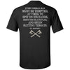 Viking, Norse, Gym t-shirt & apparel, Every normal man must be tempted at times, backApparel[Heathen By Nature authentic Viking products]Tall Ultra Cotton T-ShirtBlackXLT