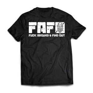 Viking, Norse, Gym t-shirt & apparel, Fafo, FrontApparel[Heathen By Nature authentic Viking products]Next Level Premium Short Sleeve T-ShirtBlackX-Small