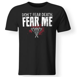 Viking, Norse, Gym t-shirt & apparel, Fear Me, FrontApparel[Heathen By Nature authentic Viking products]Gildan Premium Men T-ShirtBlack5XL