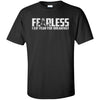 Viking, Norse, Gym t-shirt & apparel, Fearless I eat fear for breakfast, frontApparel[Heathen By Nature authentic Viking products]Tall Ultra Cotton T-ShirtBlackXLT