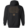 Viking, Norse, Gym t-shirt & apparel, Fighting, BackApparel[Heathen By Nature authentic Viking products]Unisex Pullover HoodieBlackS