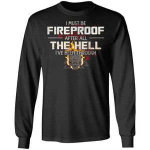 Viking, Norse, Gym t-shirt & apparel, Fireproof, FrontApparel[Heathen By Nature authentic Viking products]Long-Sleeve Ultra Cotton T-ShirtBlackS
