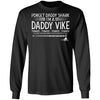 Viking, Norse, Gym t-shirt & apparel, Forget daddy shark, frontApparel[Heathen By Nature authentic Viking products]Long-Sleeve Ultra Cotton T-ShirtBlackS