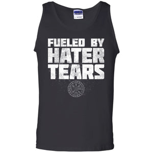 Viking, Norse, Gym t-shirt & apparel, Fueled by hater tears, FrontApparel[Heathen By Nature authentic Viking products]Cotton Tank TopBlackS