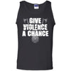 Viking, Norse, Gym t-shirt & apparel, Give violence a chance, FrontApparel[Heathen By Nature authentic Viking products]Cotton Tank TopBlackS