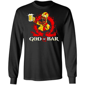 Viking, Norse, Gym t-shirt & apparel, God of bar, FrontApparel[Heathen By Nature authentic Viking products]Long-Sleeve Ultra Cotton T-ShirtBlackS
