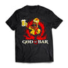 Viking, Norse, Gym t-shirt & apparel, God of bar, FrontApparel[Heathen By Nature authentic Viking products]Premium Short Sleeve T-ShirtBlackX-Small