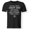 Viking, Norse, Gym t-shirt & apparel, Great Dad, FrontApparel[Heathen By Nature authentic Viking products]Gildan Premium Men T-ShirtBlack5XL