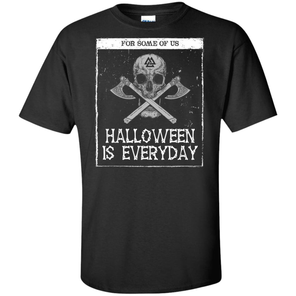 Viking, Norse, Gym t-shirt & apparel, Halloween is everyday, FrontApparel[Heathen By Nature authentic Viking products]Tall Ultra Cotton T-ShirtBlackXLT