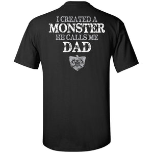 Viking, Norse, Gym t-shirt & apparel, He calls me Dad, Double sidedApparel[Heathen By Nature authentic Viking products]