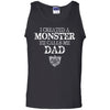 Viking, Norse, Gym t-shirt & apparel, He calls me DAD, FrontApparel[Heathen By Nature authentic Viking products]Cotton Tank TopBlackS