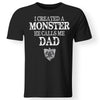 Viking, Norse, Gym t-shirt & apparel, He calls me DAD, FrontApparel[Heathen By Nature authentic Viking products]Gildan Premium Men T-ShirtBlack5XL