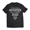 Viking, Norse, Gym t-shirt & apparel, He calls me DAD, FrontApparel[Heathen By Nature authentic Viking products]Next Level Premium Short Sleeve T-ShirtBlackX-Small